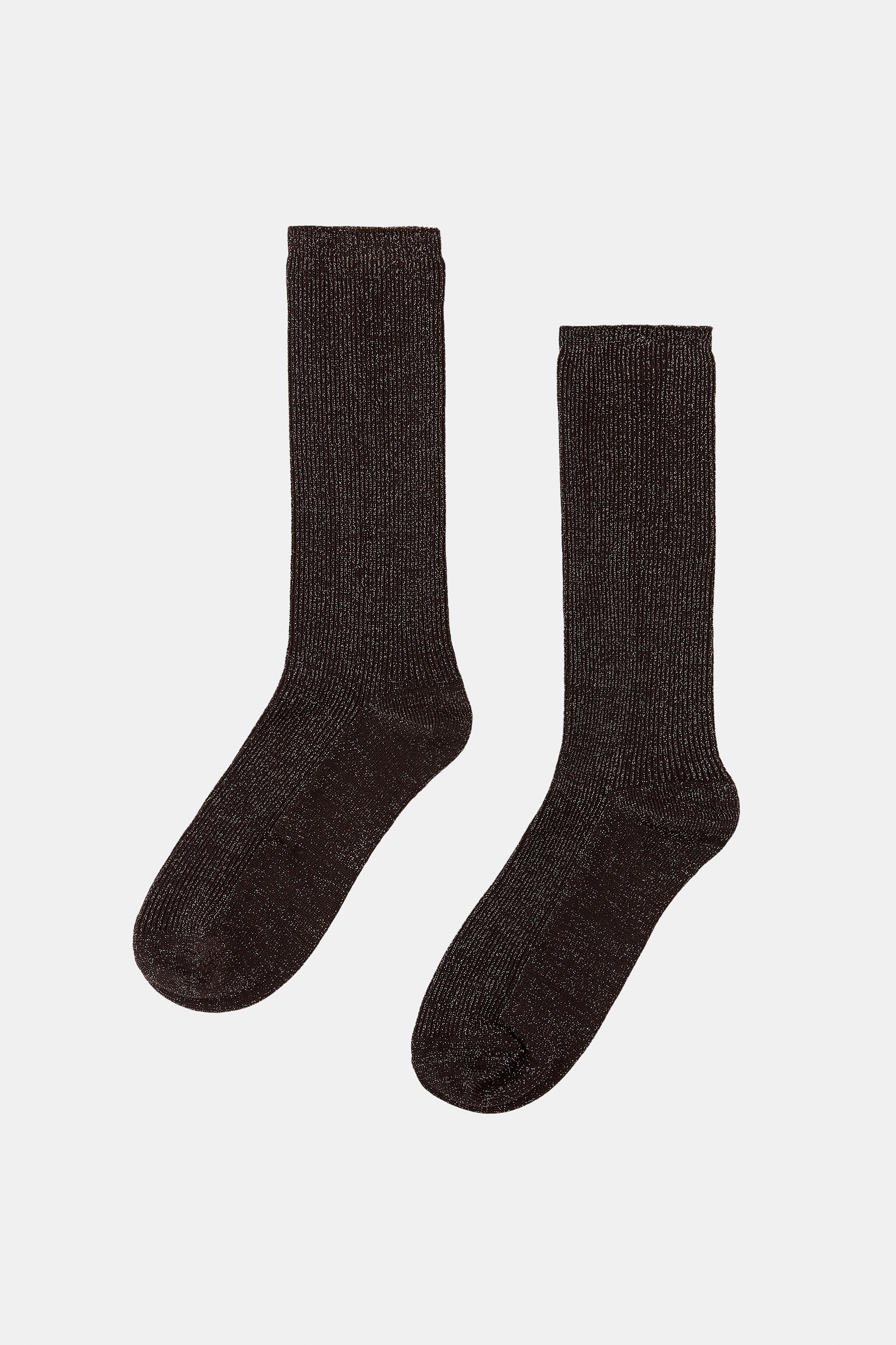 POLYAMIDE SOCKS WITH METALLIC THREAD